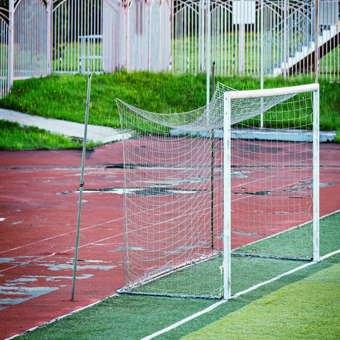 Voetbalnet 11-tal kistmodel M100 4 mm